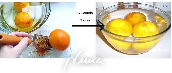 Naranjas en almíbar, paso 3: Cambiar el agua todos los días, durante 3 días seguidos: