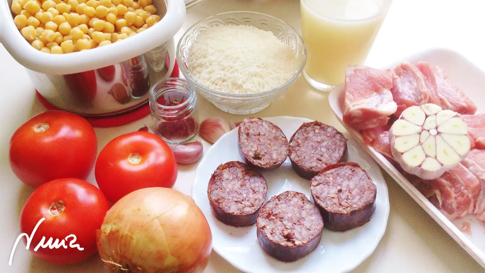 Arroz campero: ingredientes