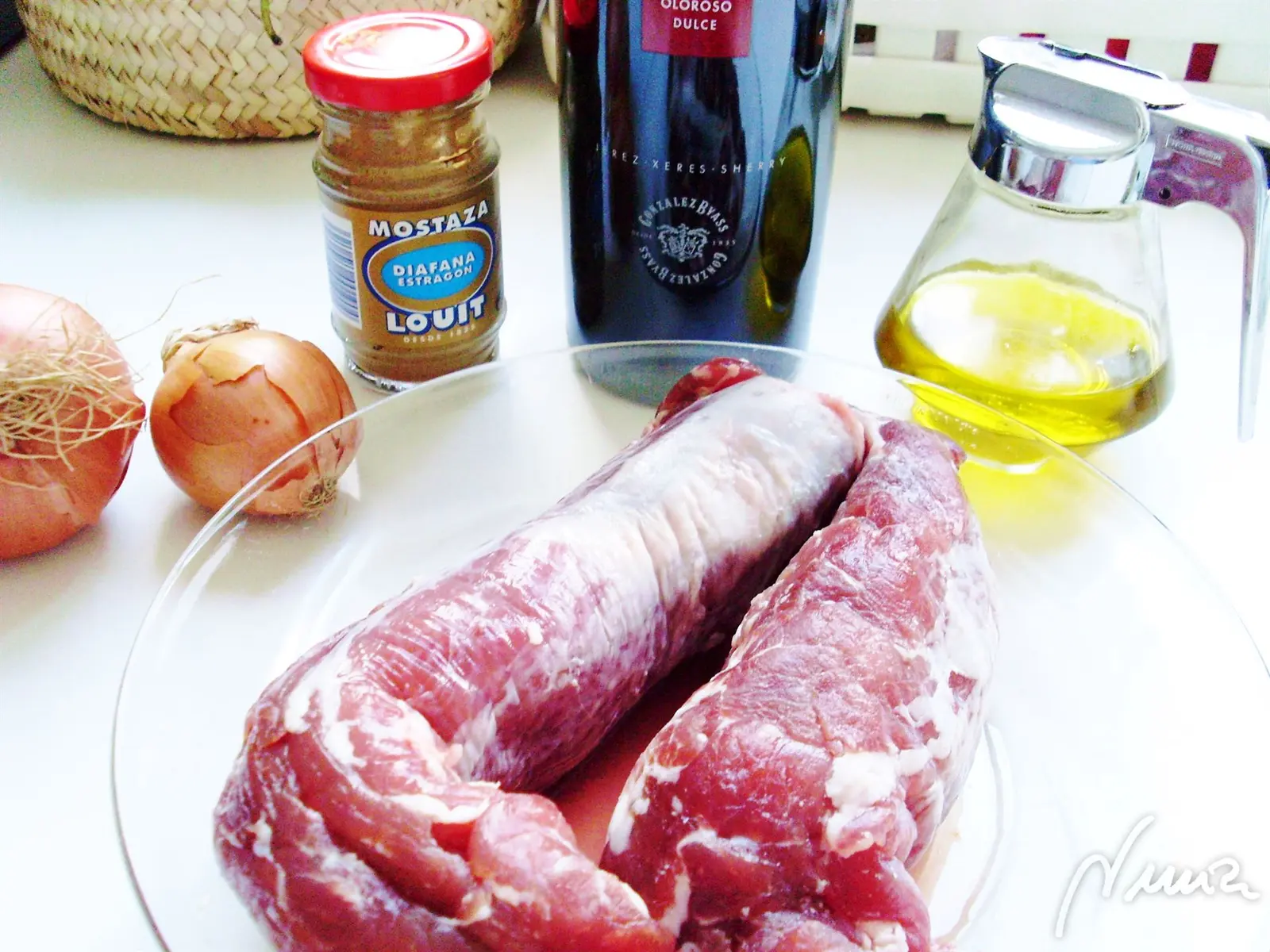 Solomillo de cerdo a la mostaza: ingredientes