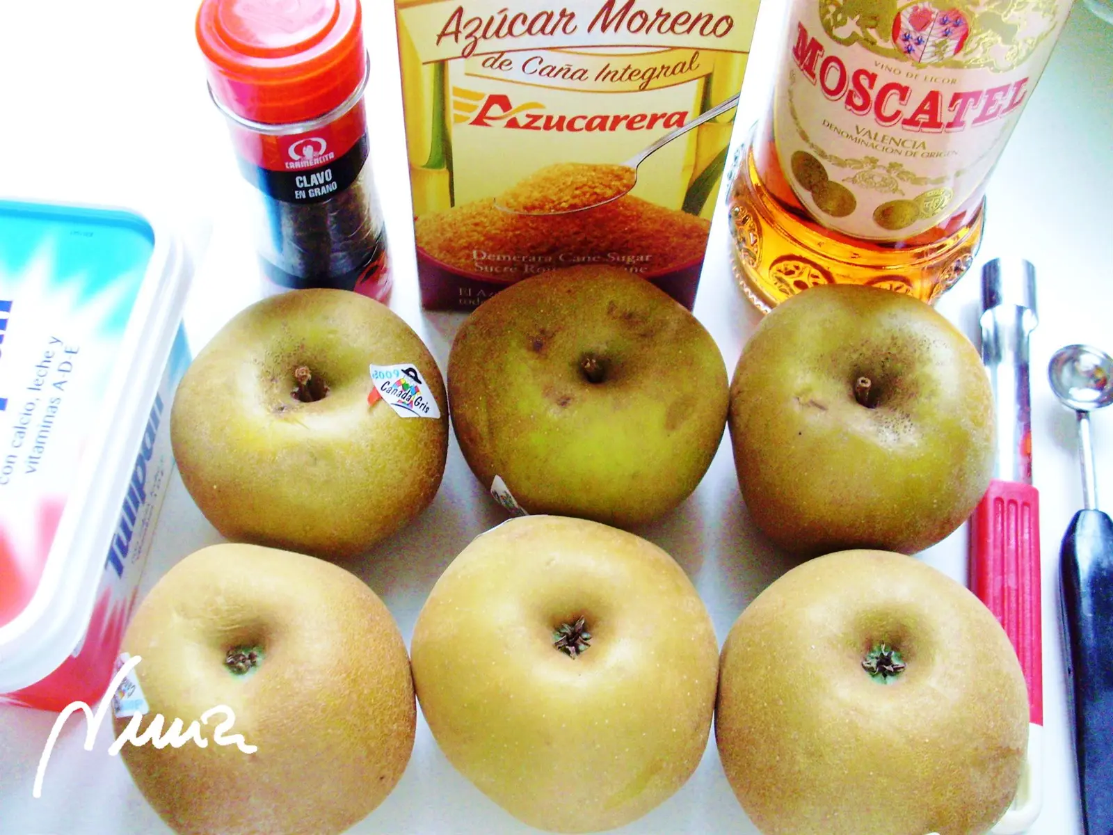 Manzanas asadas: ingredientes