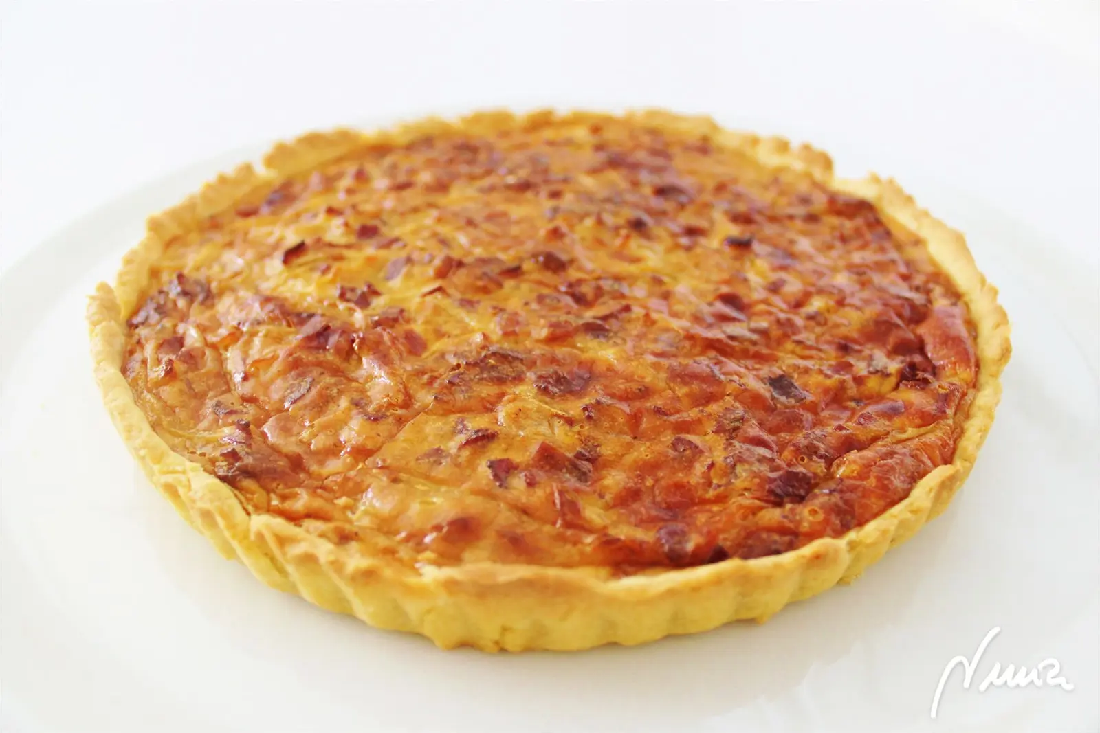 Tarta de cebolla, paso 11: Meter en el horno en el nivel medio-bajo, durante 25-30 minutos, vigilando los últimos…