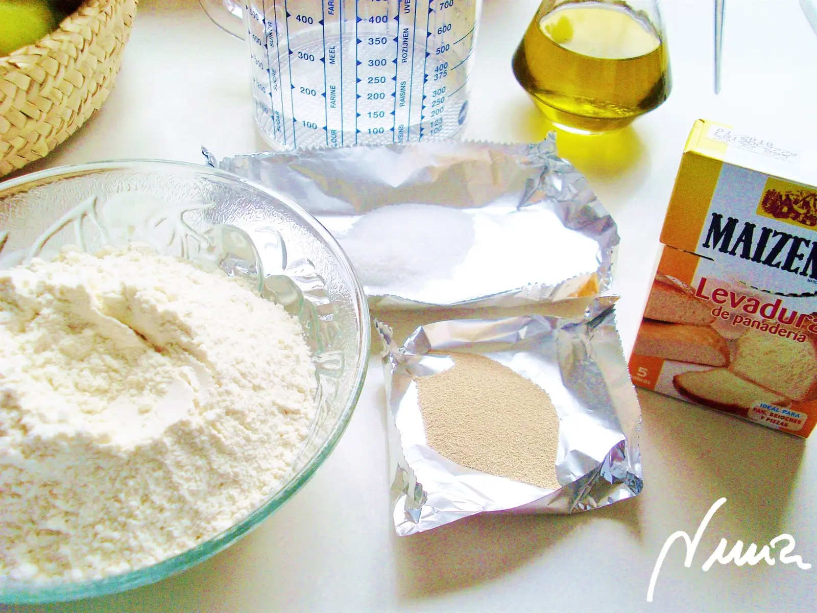 Pizza-champi Andrea: ingredientes