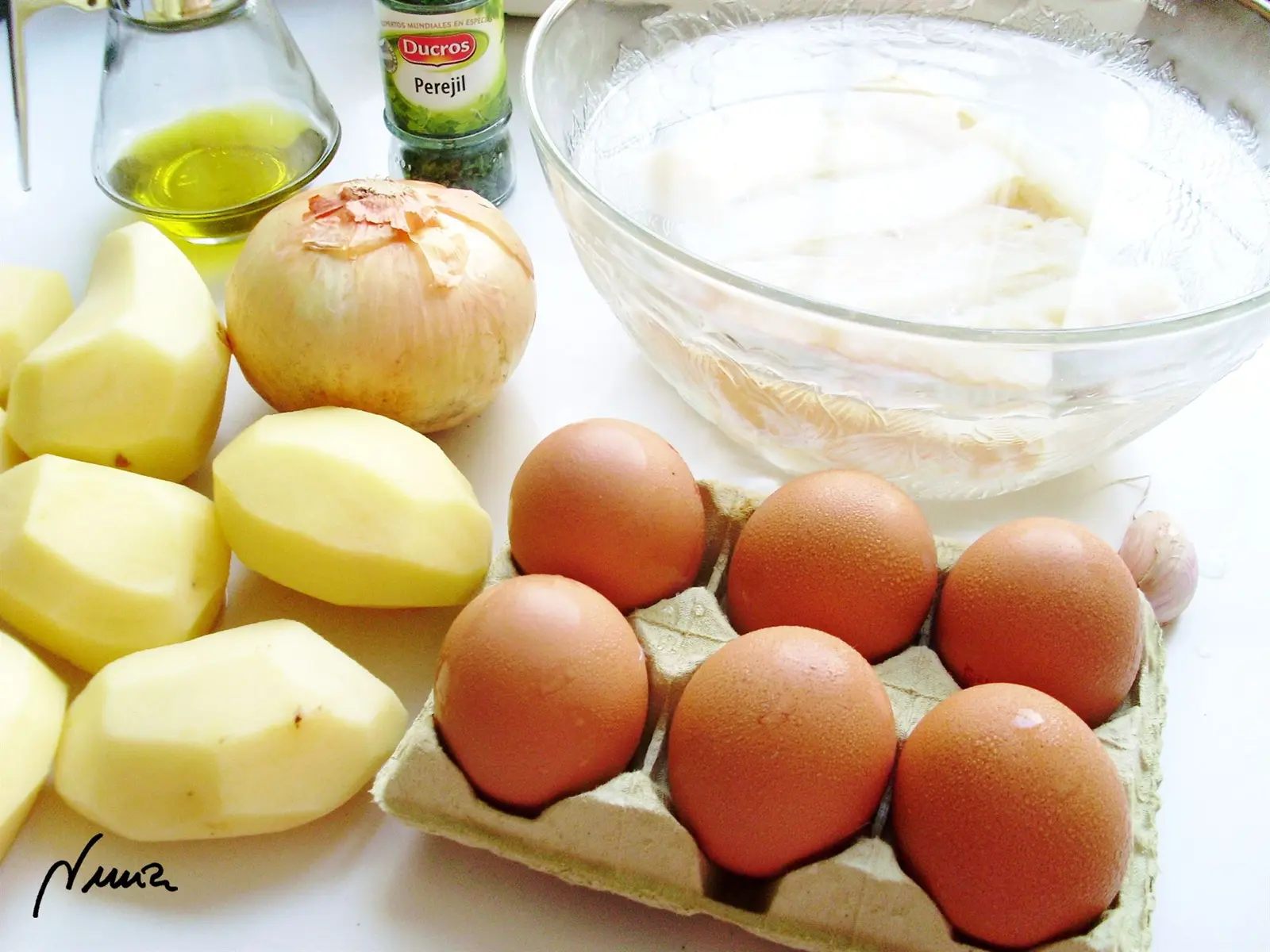 Bacalao dorado: ingredientes