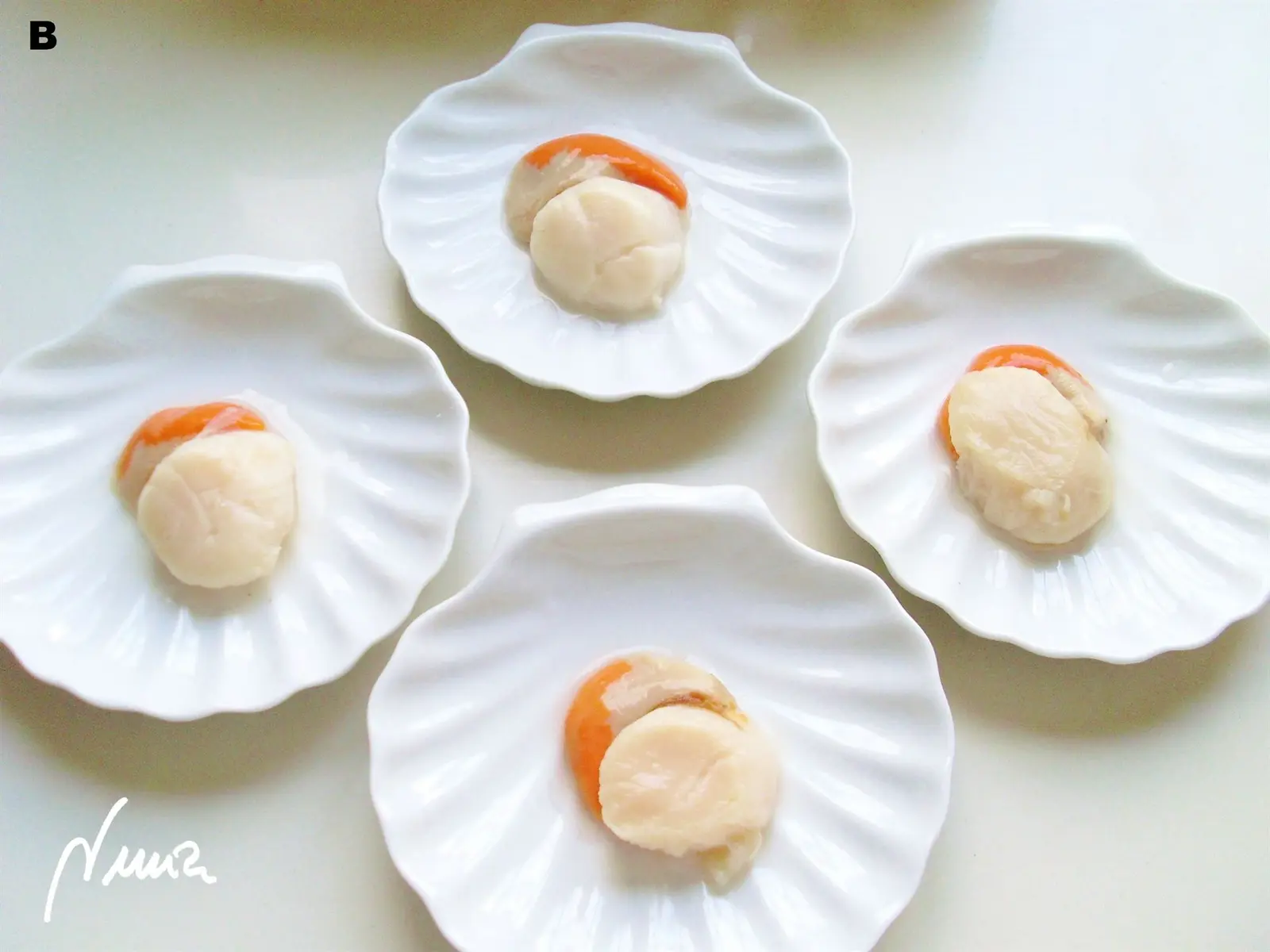 Vieiras exquisitas: ingredientes