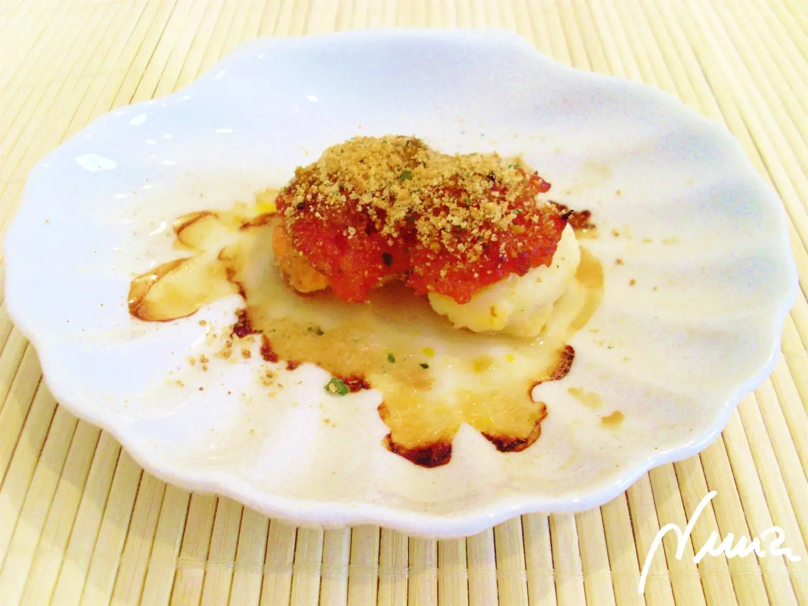 Vieiras exquisitas, paso 10: Retirar la bandeja del horno y servir inmediatamente las vieiras.