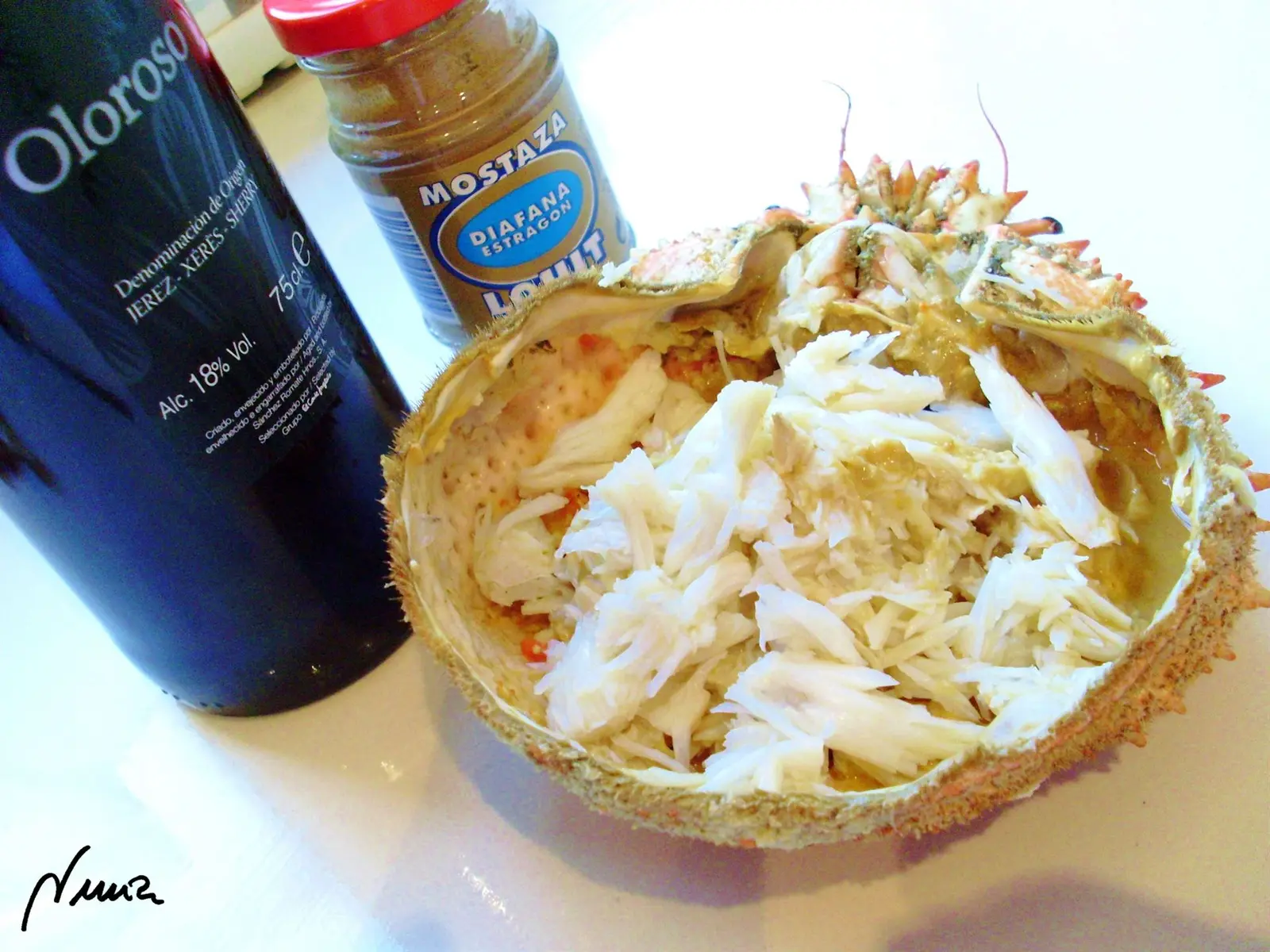 Centollo de Nochebuena: ingredientes