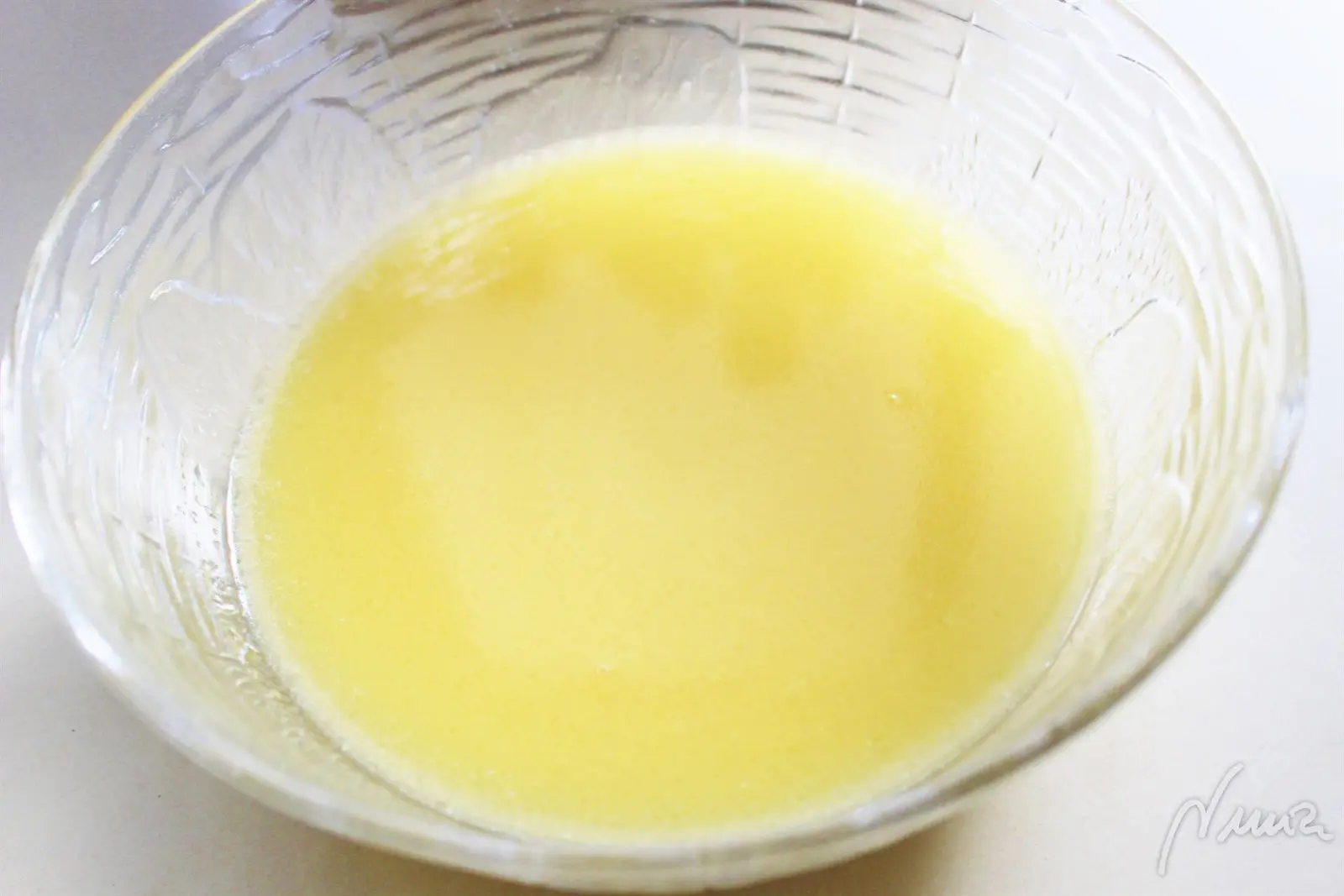 Roscón de Reyes, paso 8: 1 cucharada de agua de azahar.