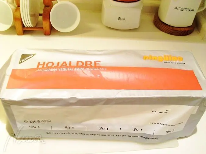 Masa de hojaldre: ingredientes
