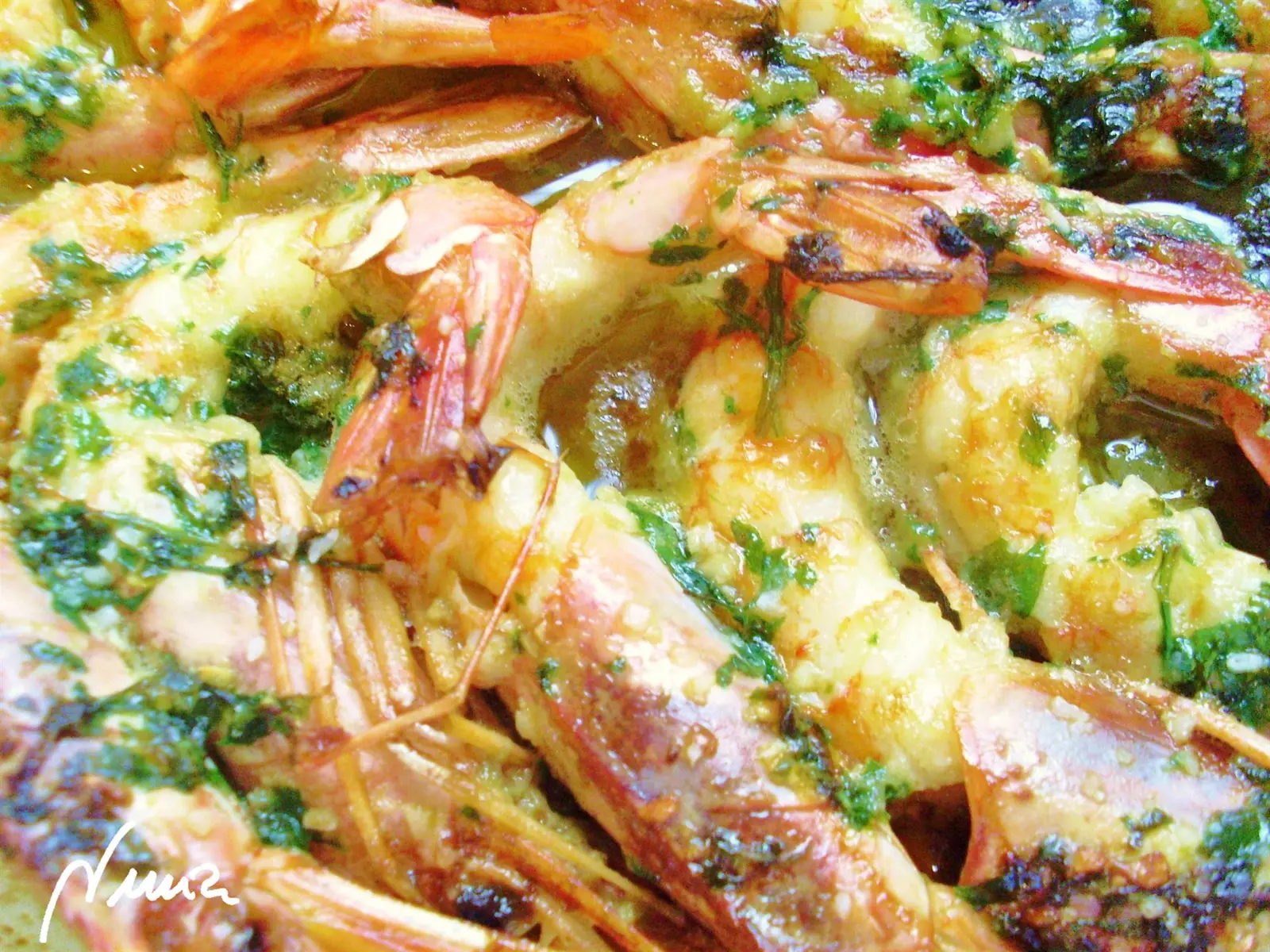 Langostinos al horno, paso 6: Meter en el horno durante 12 minutos aproximadamente. En mi caso, 20-22 minutos en el…
