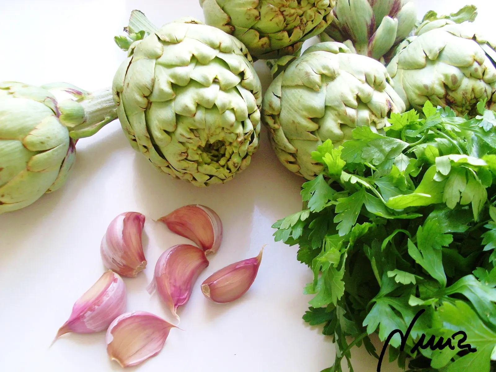 Alcachofas fritas: ingredientes