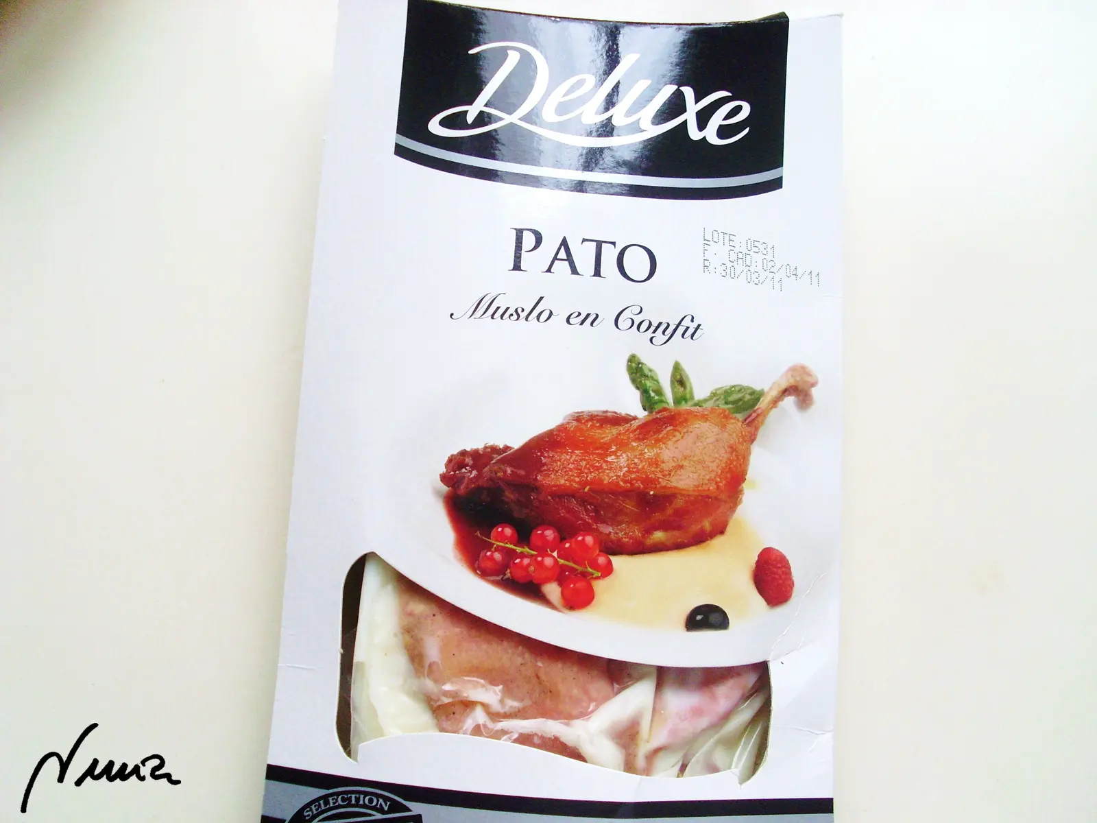 Confit de muslitos de pato mandarín-a: ingredientes