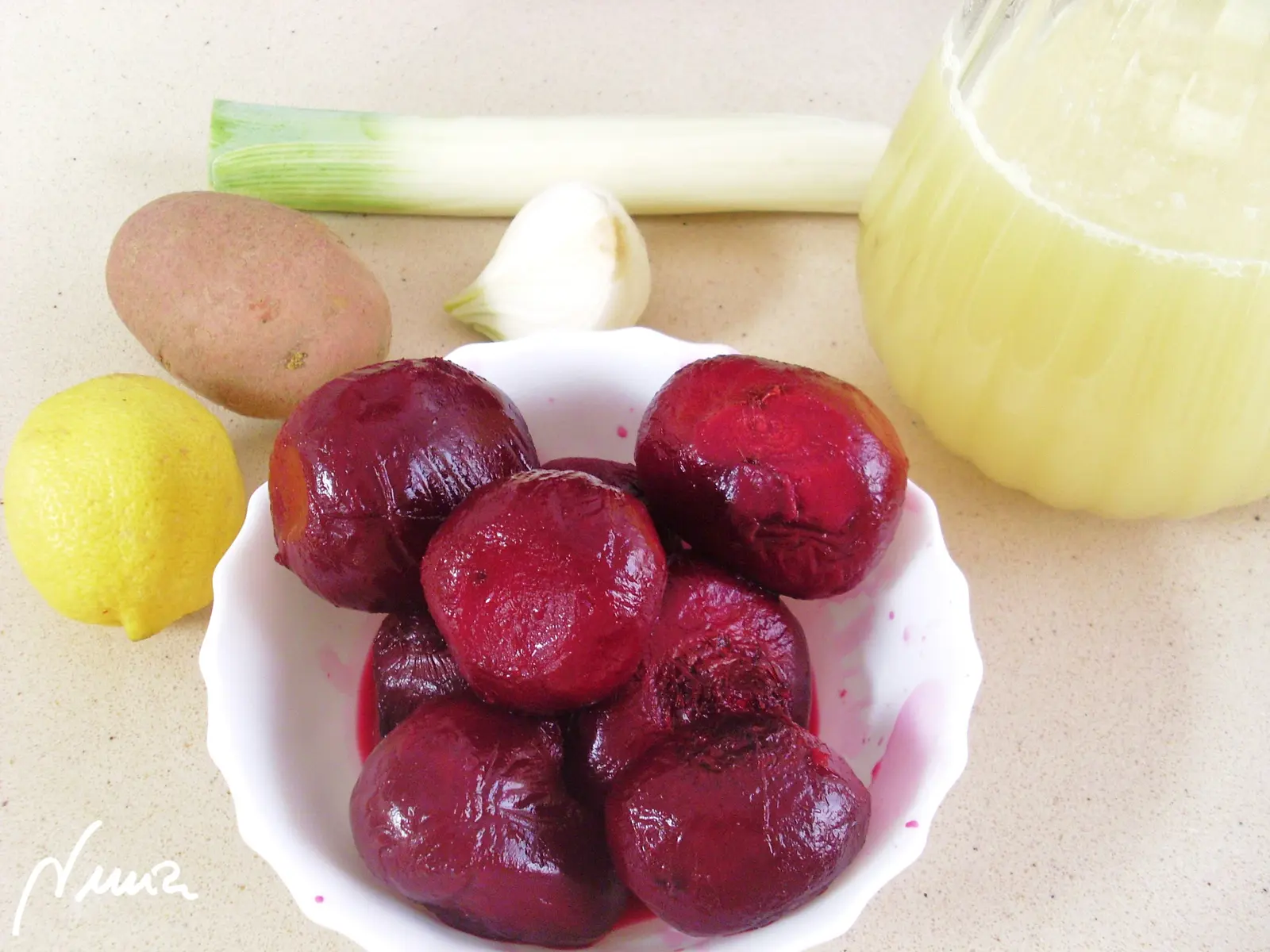 Crema fría de remolacha: ingredientes