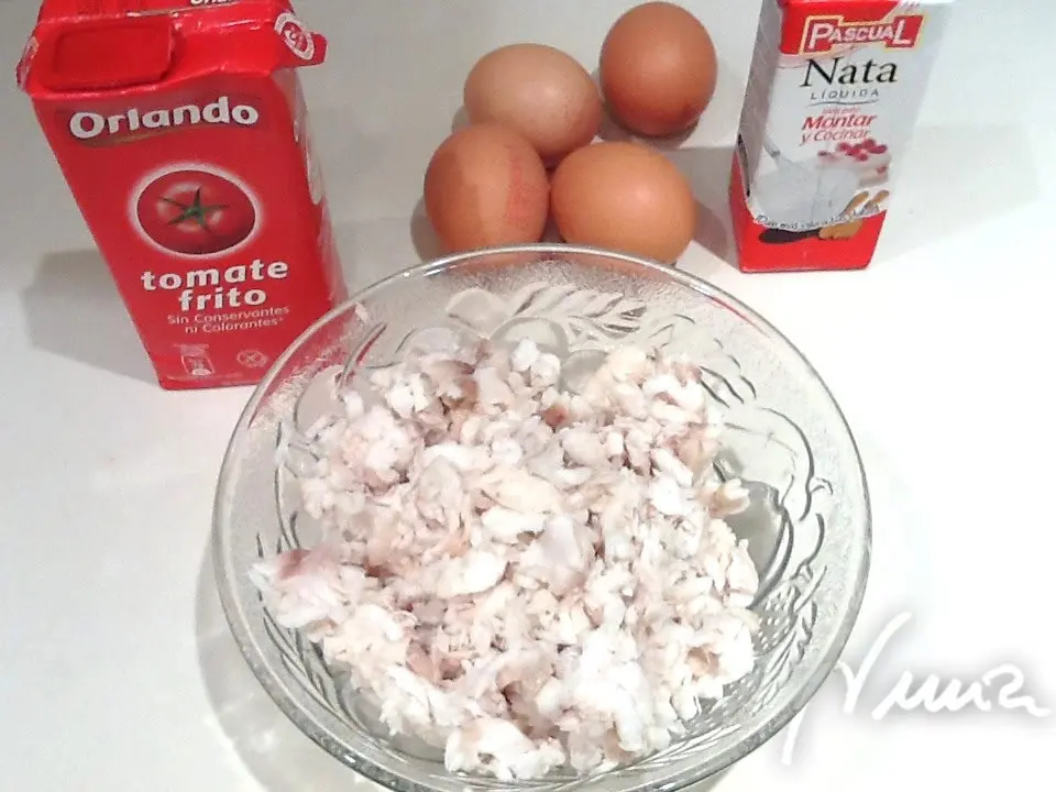 Pastel de cabracho: ingredientes