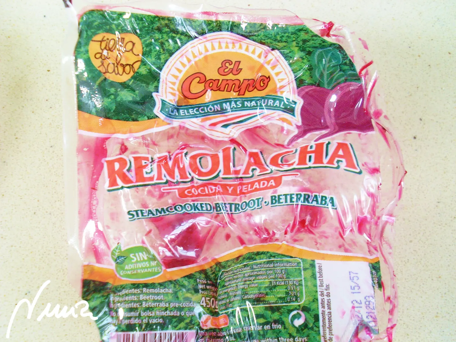 Crema fría de remolacha: ingredientes