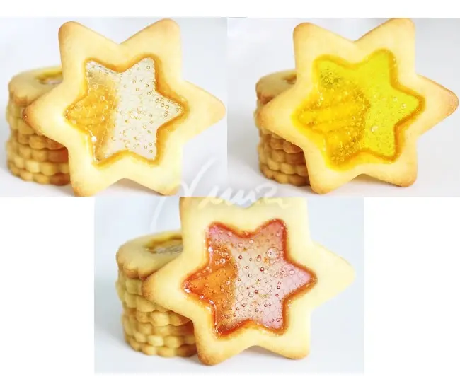 Galletas de cristal, paso 11: Cocer 10 minutos, en cuanto estén algo doradas sacarlas del horno. Hay que vigilar al…