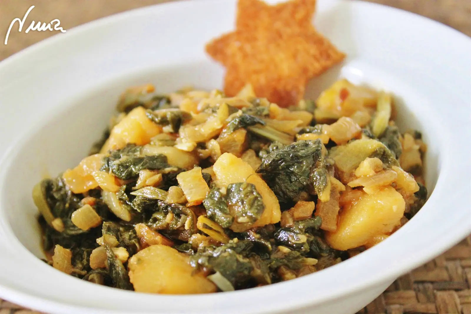 Acelgas con patatas, paso 15: Remover un poco y listo.
