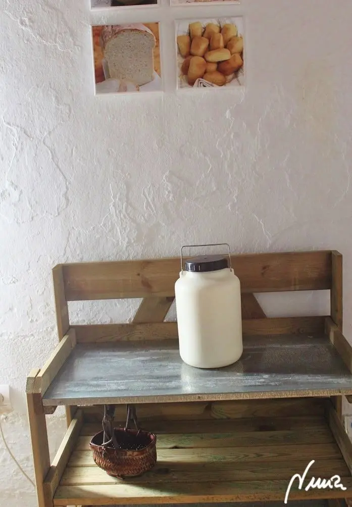 Queso fresco de vaca, casero, proceso paso a paso: ingredientes