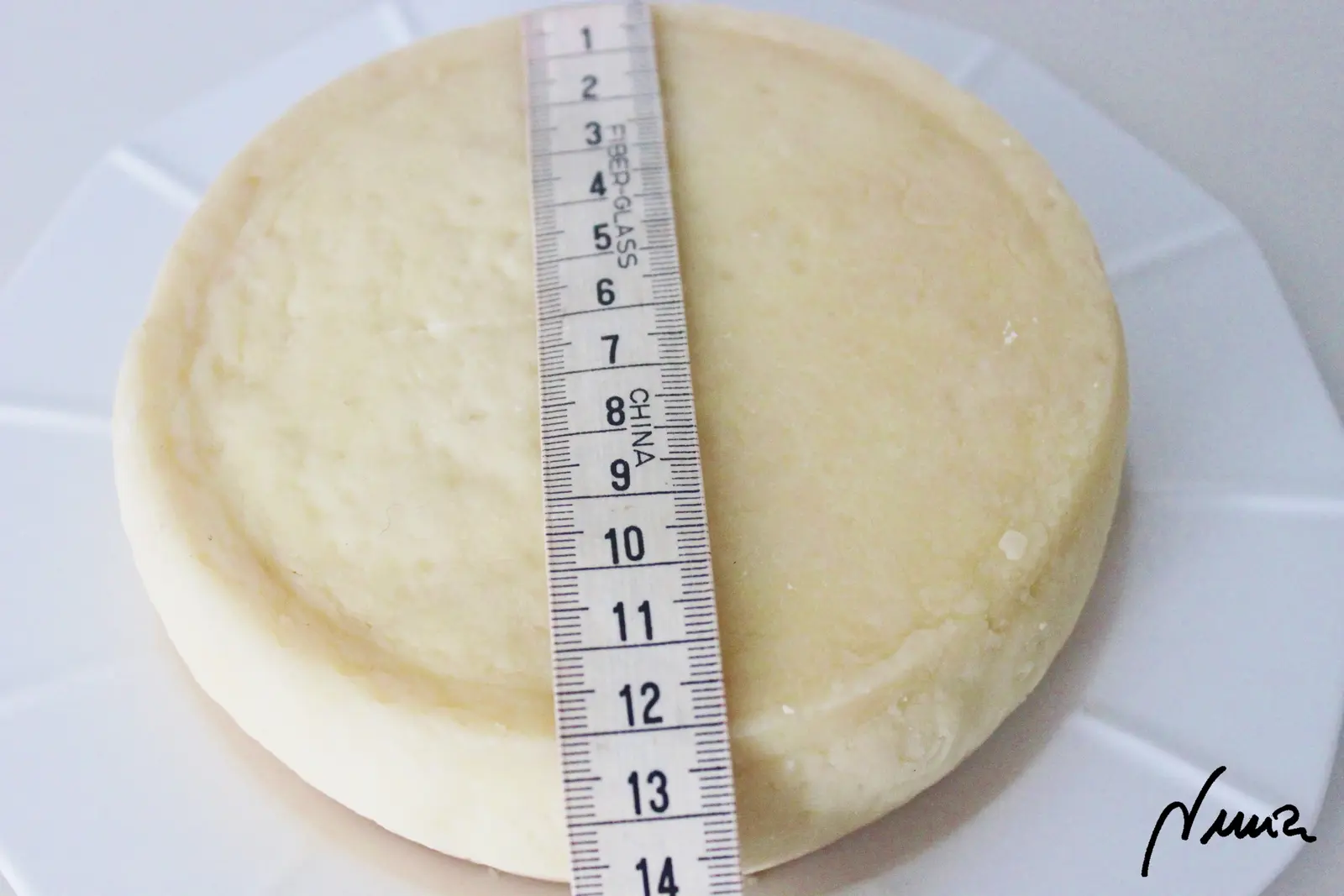 Queso semicurado de cabra, proceso paso a paso, paso 24: Pasados los 4 días (sexto día contando desde el principio) comprobé que la corteza…