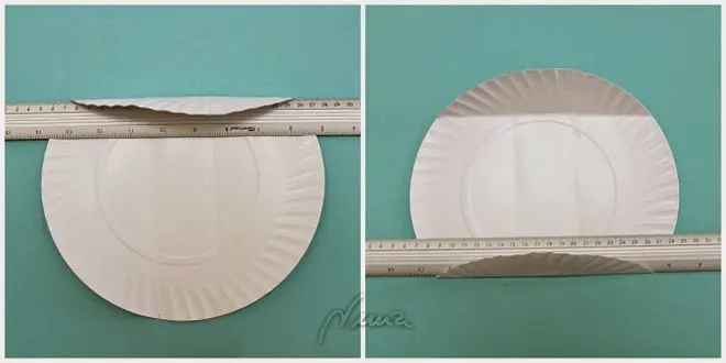 Caja de presentación, paso 2: 2- Para que sea más fácil doblar esas 4 rectas, utilizar una regla escolar que servirá…