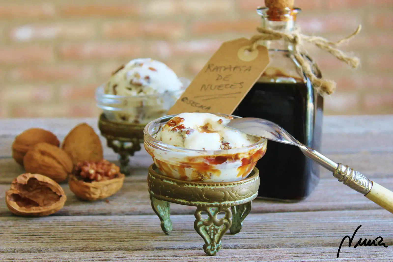 Helado de nueces, paso 19: Tapar y meter en el congelador mínimo 12 horas antes de consumirlo, tanto si se ha hecho…