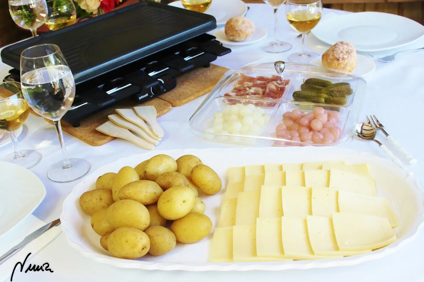 Raclette: ingredientes