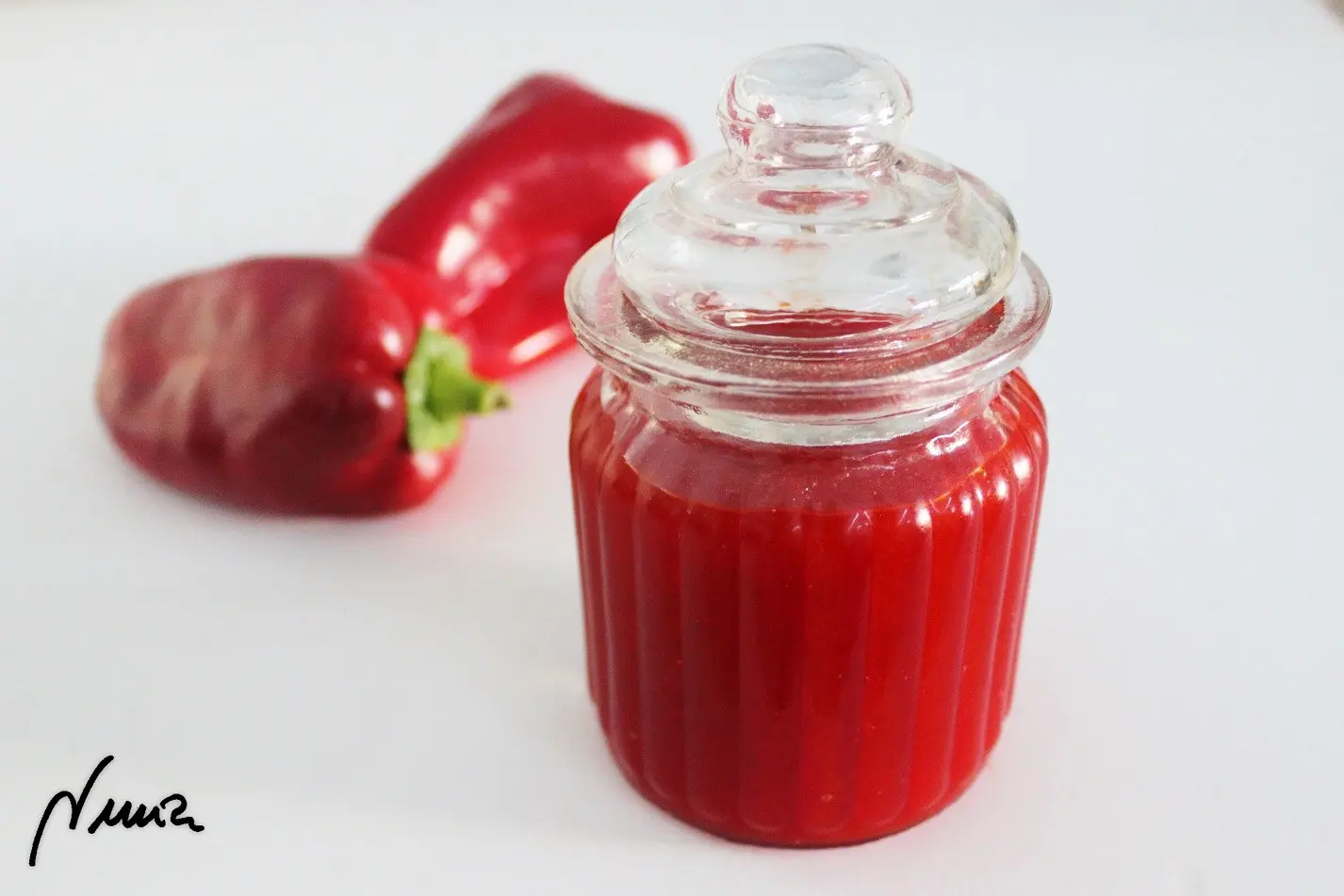 Confitura de pimientos rojos, paso 12: Retirar todas las semillas de limón.