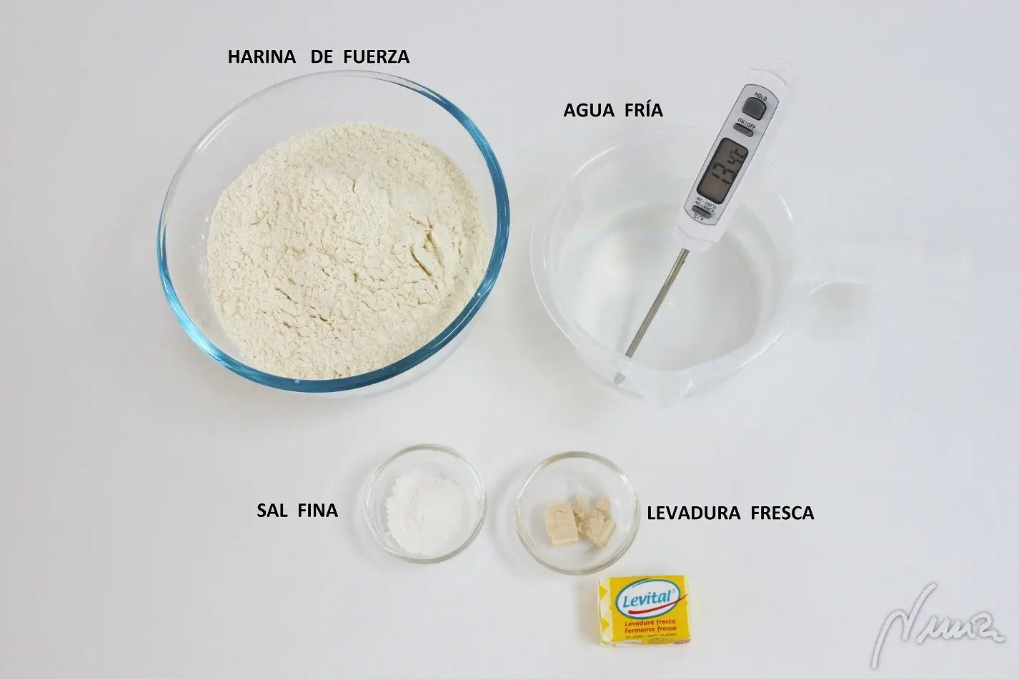 Chapata sin amasar: ingredientes