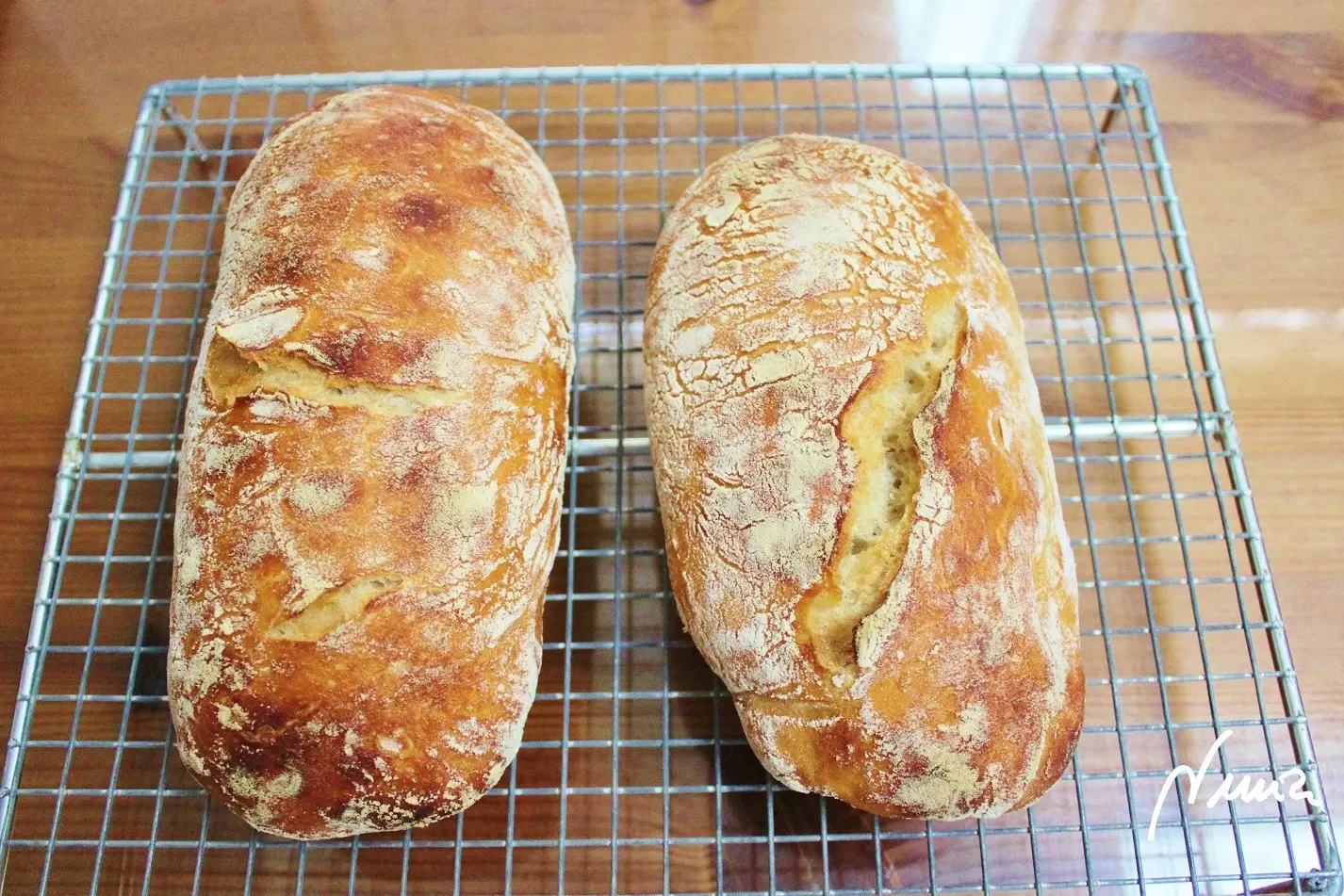 Chapata sin amasar, paso 28: Sacar del horno y colocar las chapatas en rejilla para enfriarlas. Dependiendo de la…