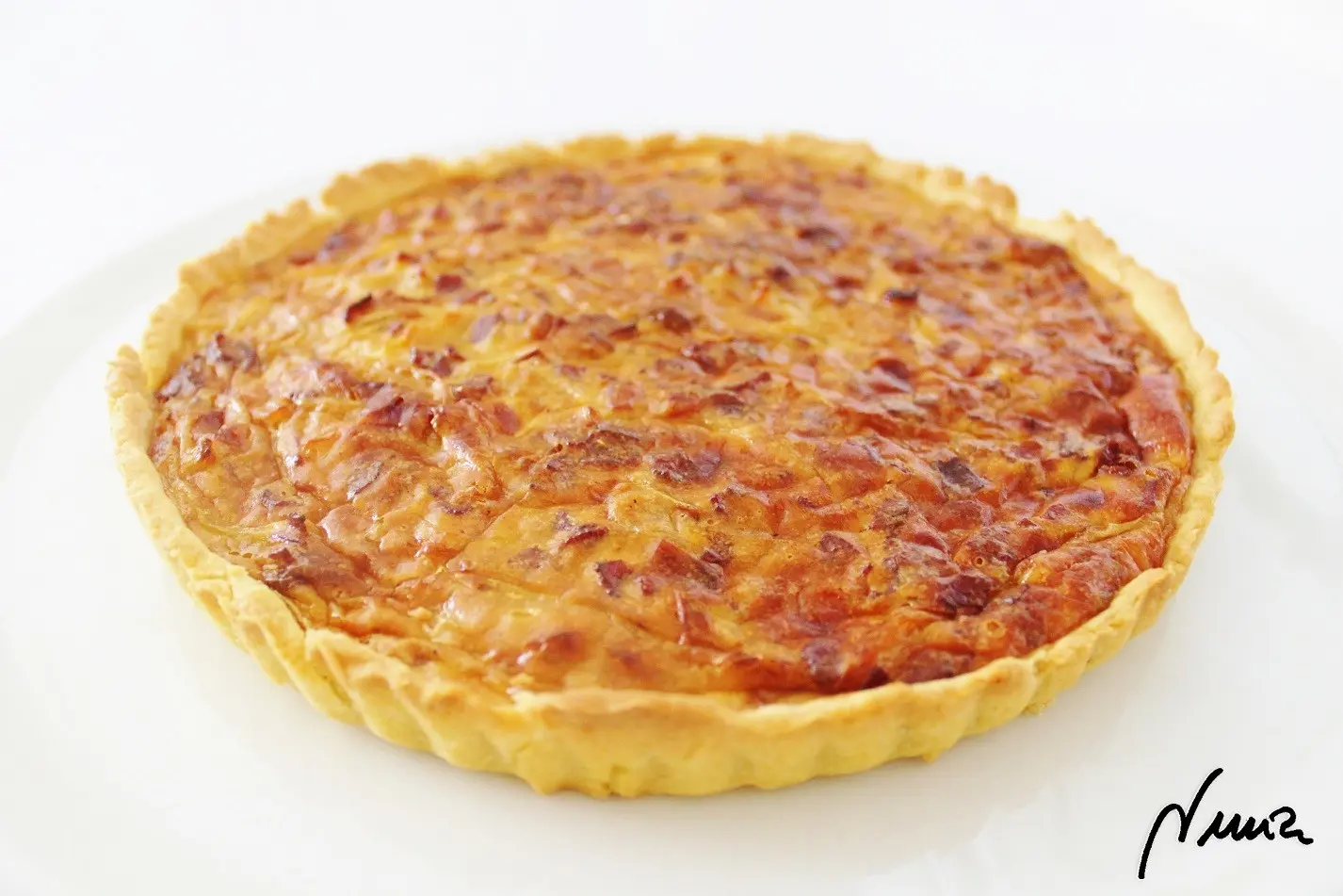 Masa Brisa o quebrada-Salada, paso 10: Proceder a rellenar la masa, según receta.