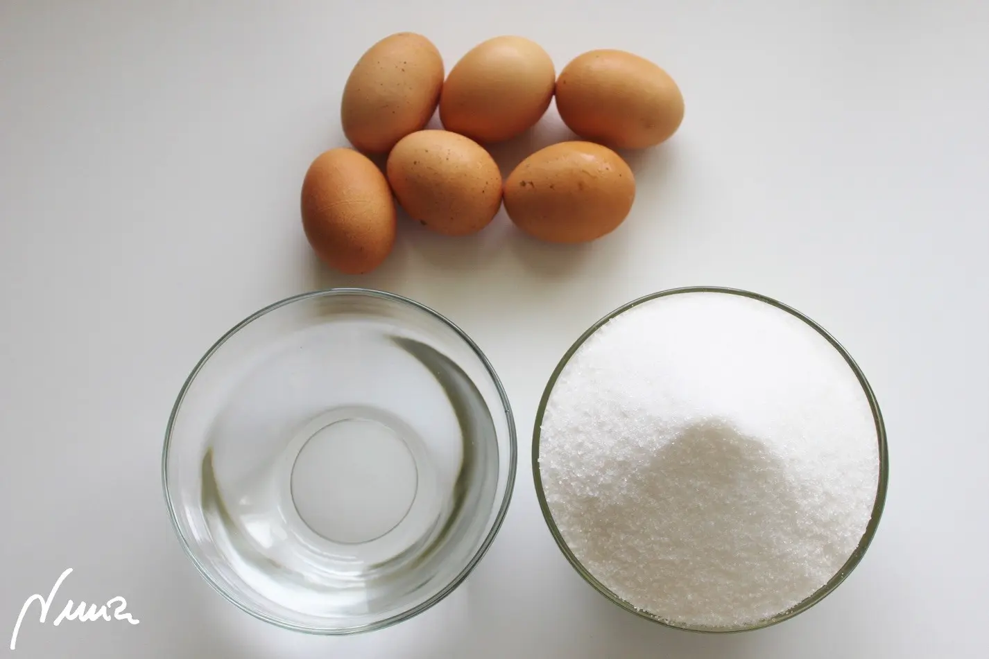 Huevo hilado: ingredientes