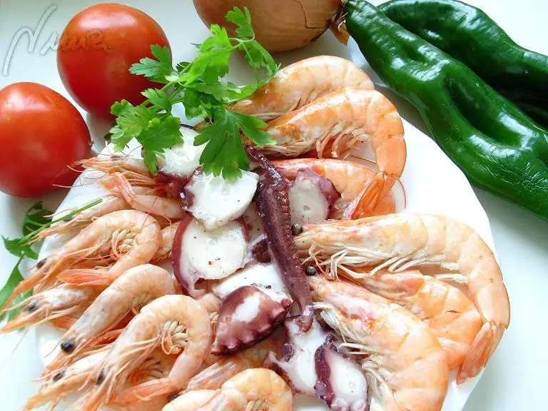 Salpicón de marisco: ingredientes