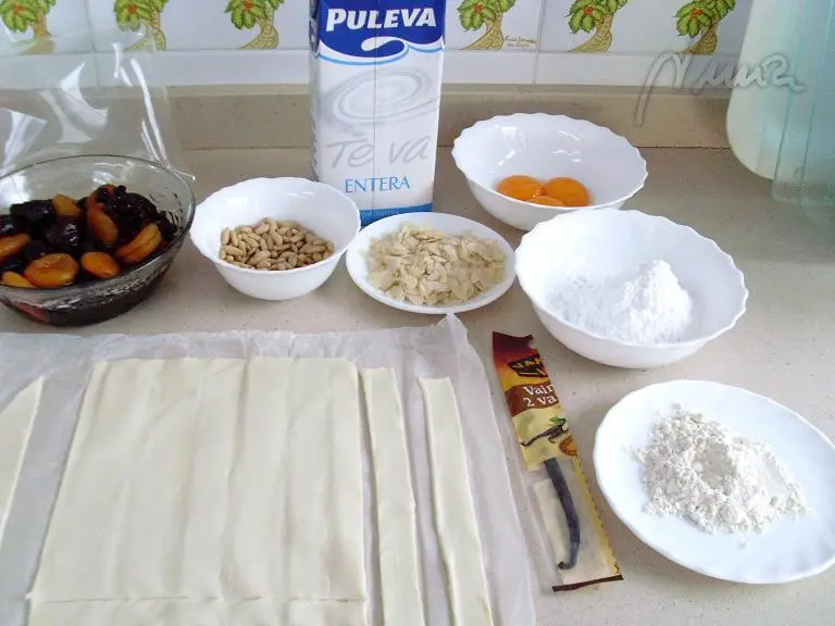 Tarta de frutos secos: ingredientes